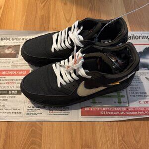 Nike Off White Air Max 90 Black Size 11.5 No Box All Accessories AA7293-001